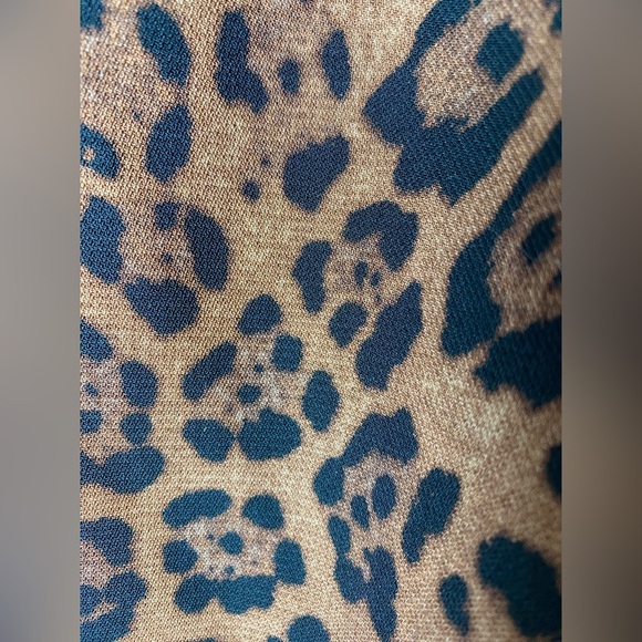 WALTER BAKER Leopard Print Long Sleeve Dress - Picture 6 of 8